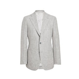 Light Grey Unstructured Baby Alpaca Sport Coat